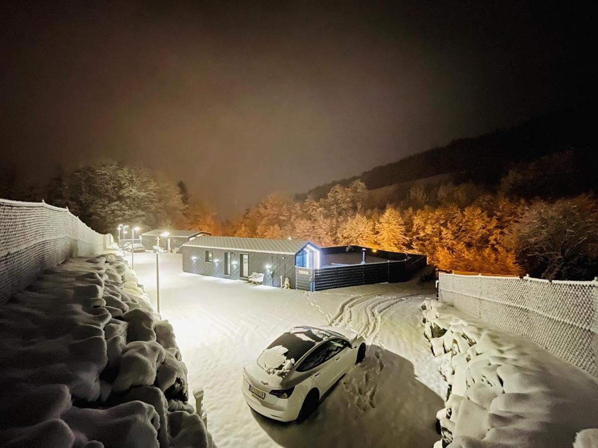 Voralpen Lodge - Ferienhaus Mit Gym & Wellnessbereich Traisen Kültér fotó