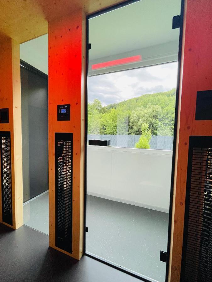 Voralpen Lodge - Ferienhaus Mit Gym & Wellnessbereich Traisen Kültér fotó