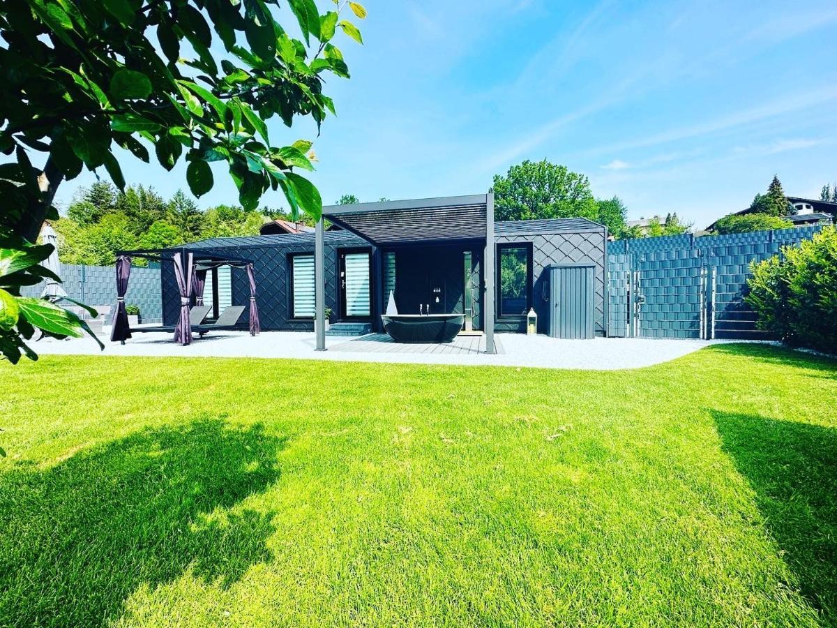 Voralpen Lodge - Ferienhaus Mit Gym & Wellnessbereich Traisen Kültér fotó